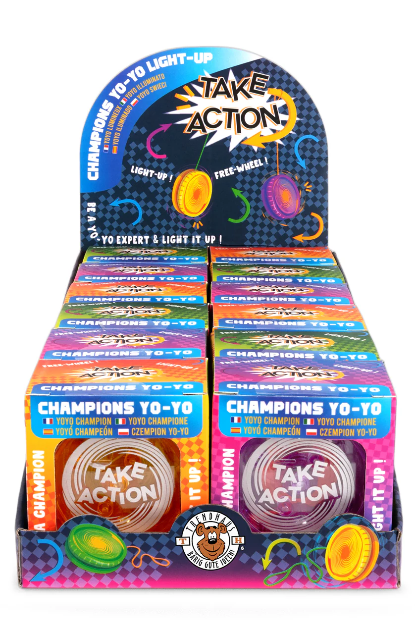 Trendhaus Yoyo-Light-Up-Champion - Take Action - Sortiert
