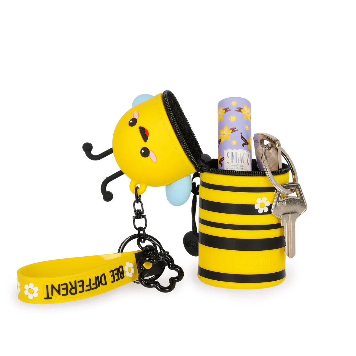 Legami Münztasche mit Schlüsselanhänger - Mini Kawaii - Biene