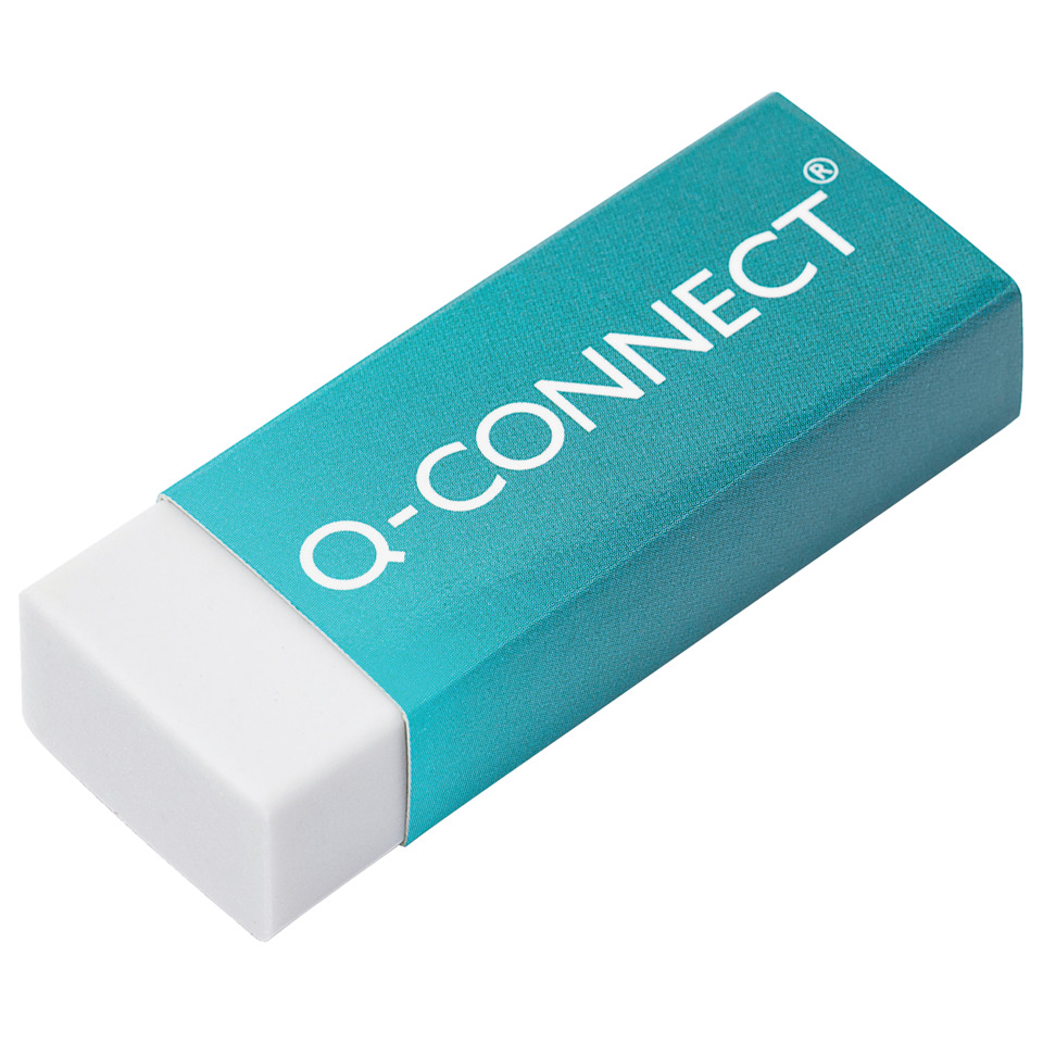 Q-Connect Plastikradierer, weiß