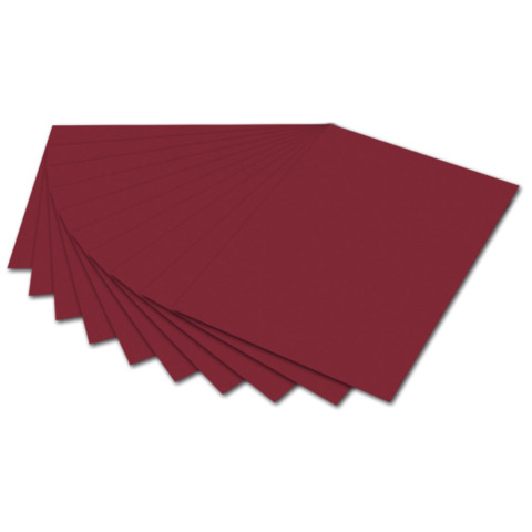 FOLIA Fotokarton, 50 x 70 cm, 300g/m², dunkelrot