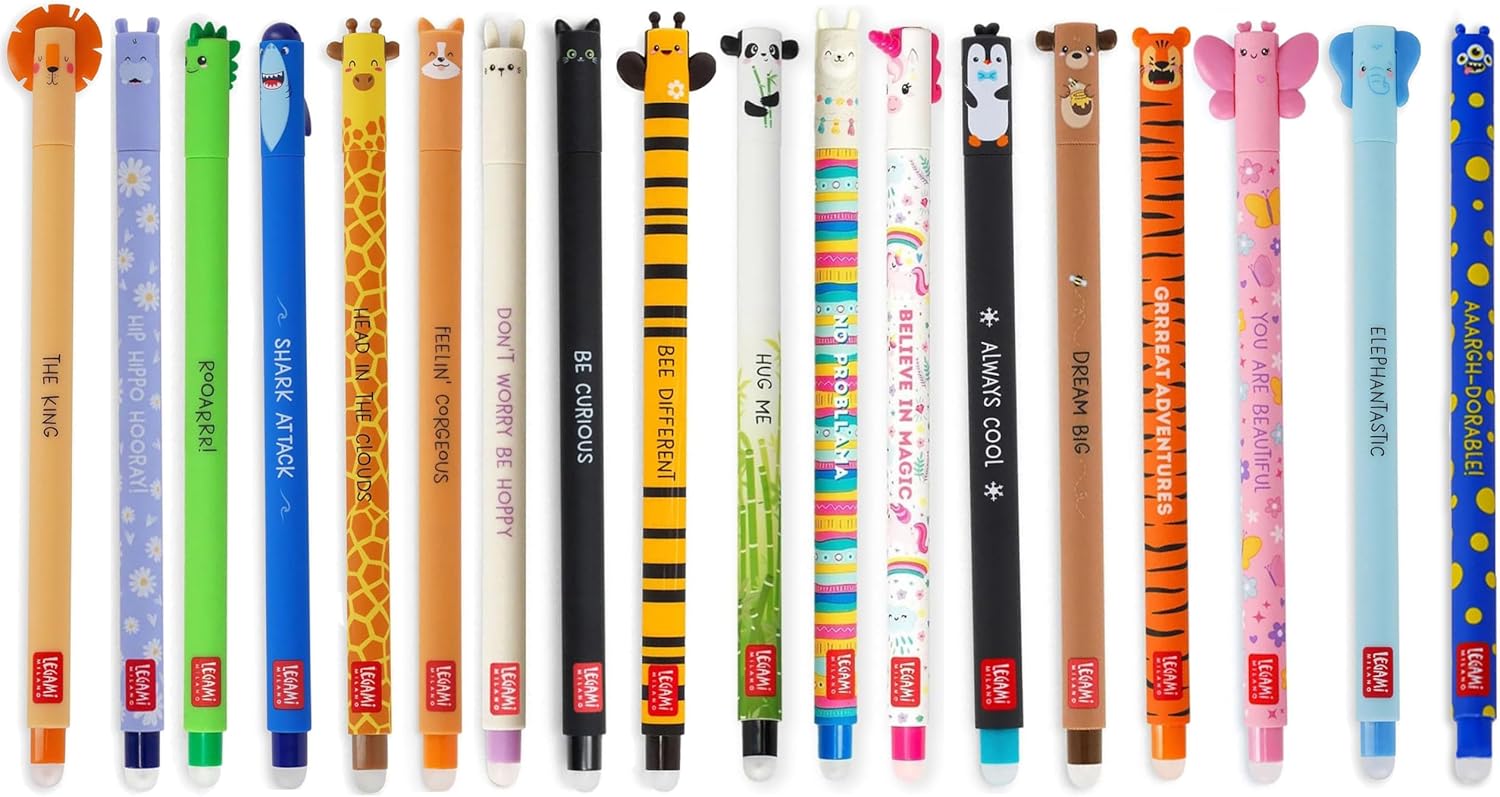 Legami 18er-Set löschbare Gelstifte (nur noch limitiert verfügbar)