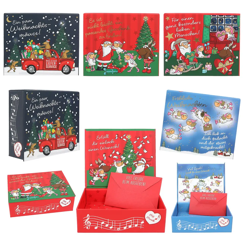 Depesche Soundbox mit Geldbrief - sortiert