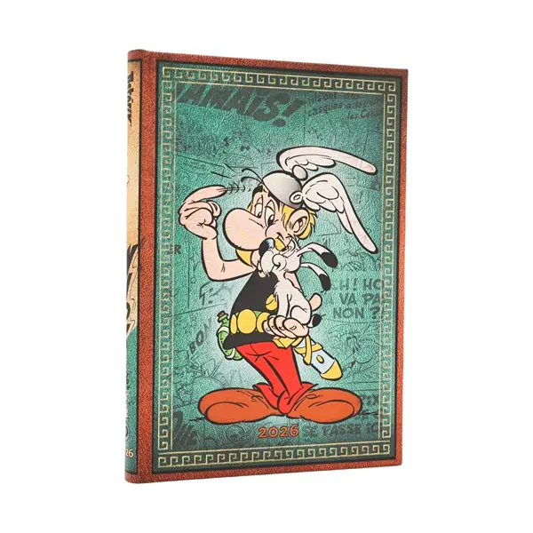 paperblanks Kalender 2026 - Asterix der Gallier - Midi, vertikal
