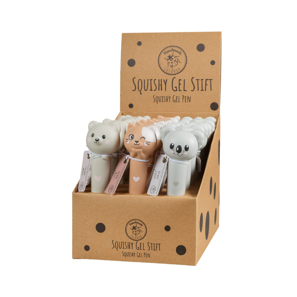 Lulubug Squishy Gelstift mit blauer Tinte - verschiedene Motive