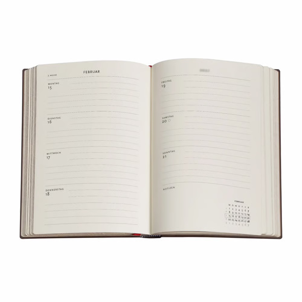 Paperblanks 2027 Blaue Weide Softcover Midi Horizontal 12-Monatskalender