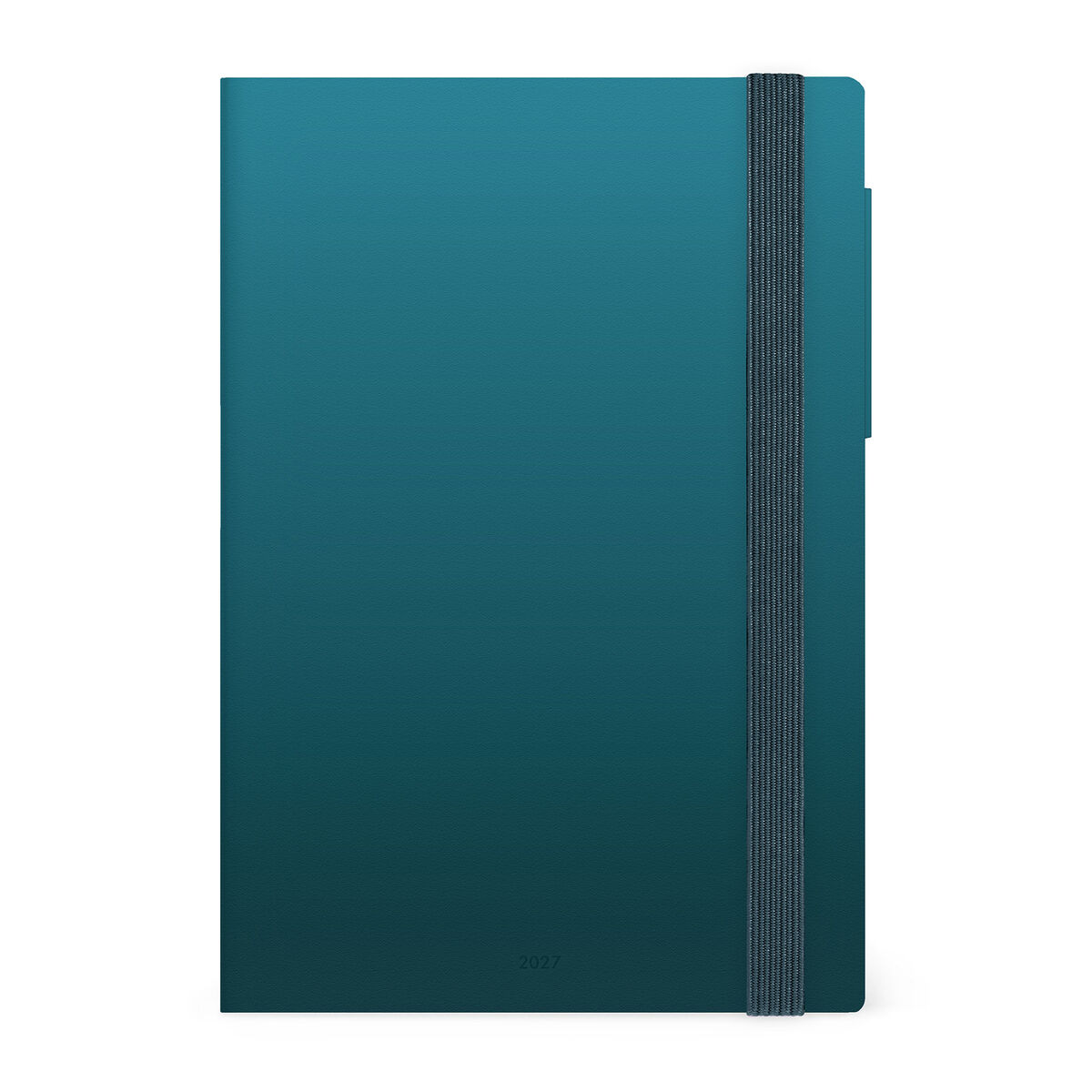 12-Month Medium Weekly Diary 2027 - Deep Teal