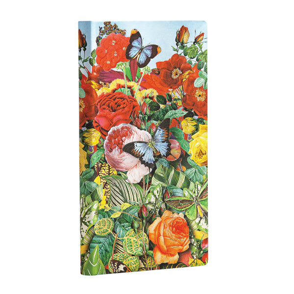 paperblanks Notizbuch - Schmetterlingsgarten - Slim - Liniert