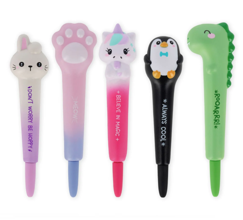 Legami Squeezy Squishy Anti-Stress Gelstifte - 5er-Set