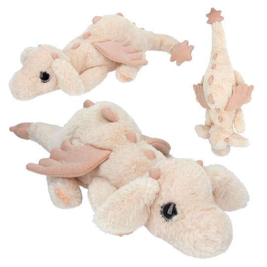 SNUKIS Plüschdrache - apricot - 50 cm - superweich