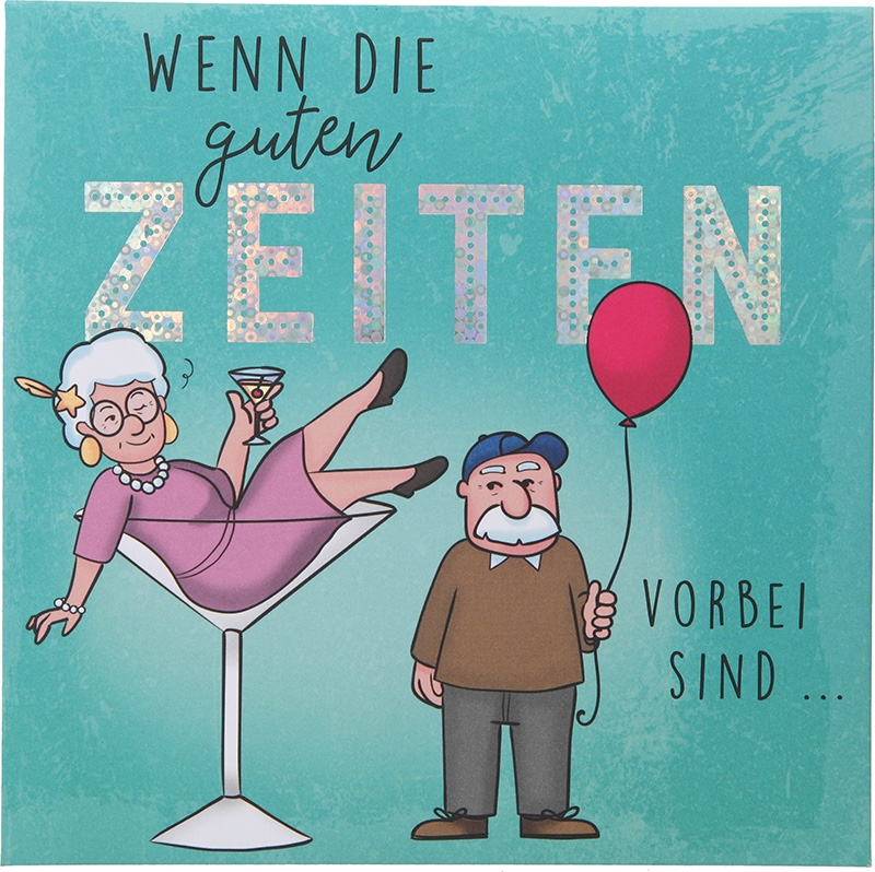 Musik Pop-Up Karte 028 - Wenn die guten Zeiten vorbei sind...