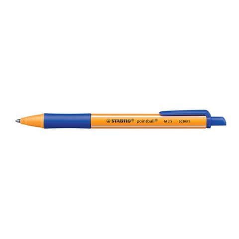 STABILO Kugelschreiber pointball, Farbe: Blau