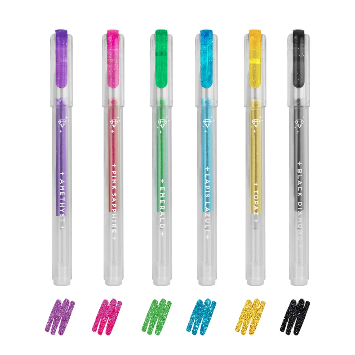 Legami - Mini-Glitzer-Gelstifte-Set - Shine like a Diamond