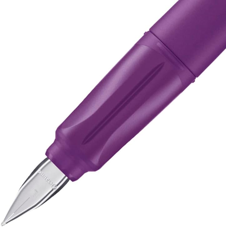 STABILO Schulfüller - Feder L (linkshänder), inkl. Patrone, lila/magenta