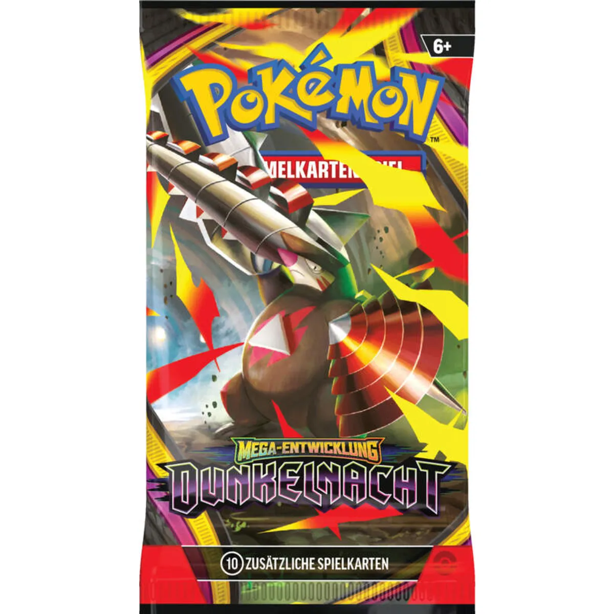 Pokemon Mega-Entwicklung: Dunkelnacht Boosterpack Deutsch - sortierte Lieferung