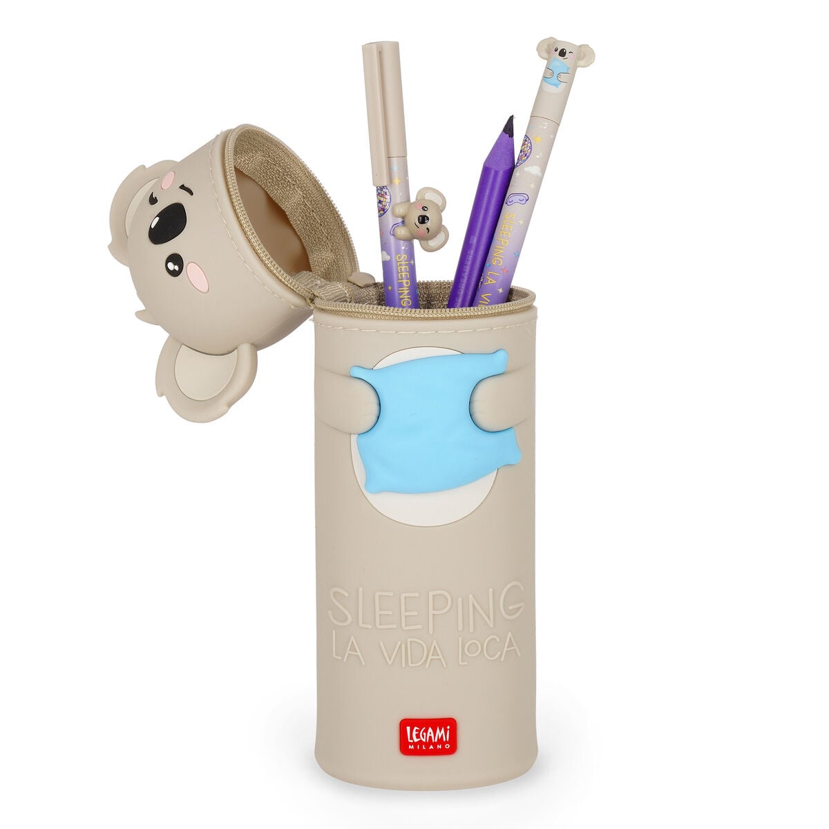 Legami Kawaii - Koala - 2-in-1-Federmäppchen aus Silikon