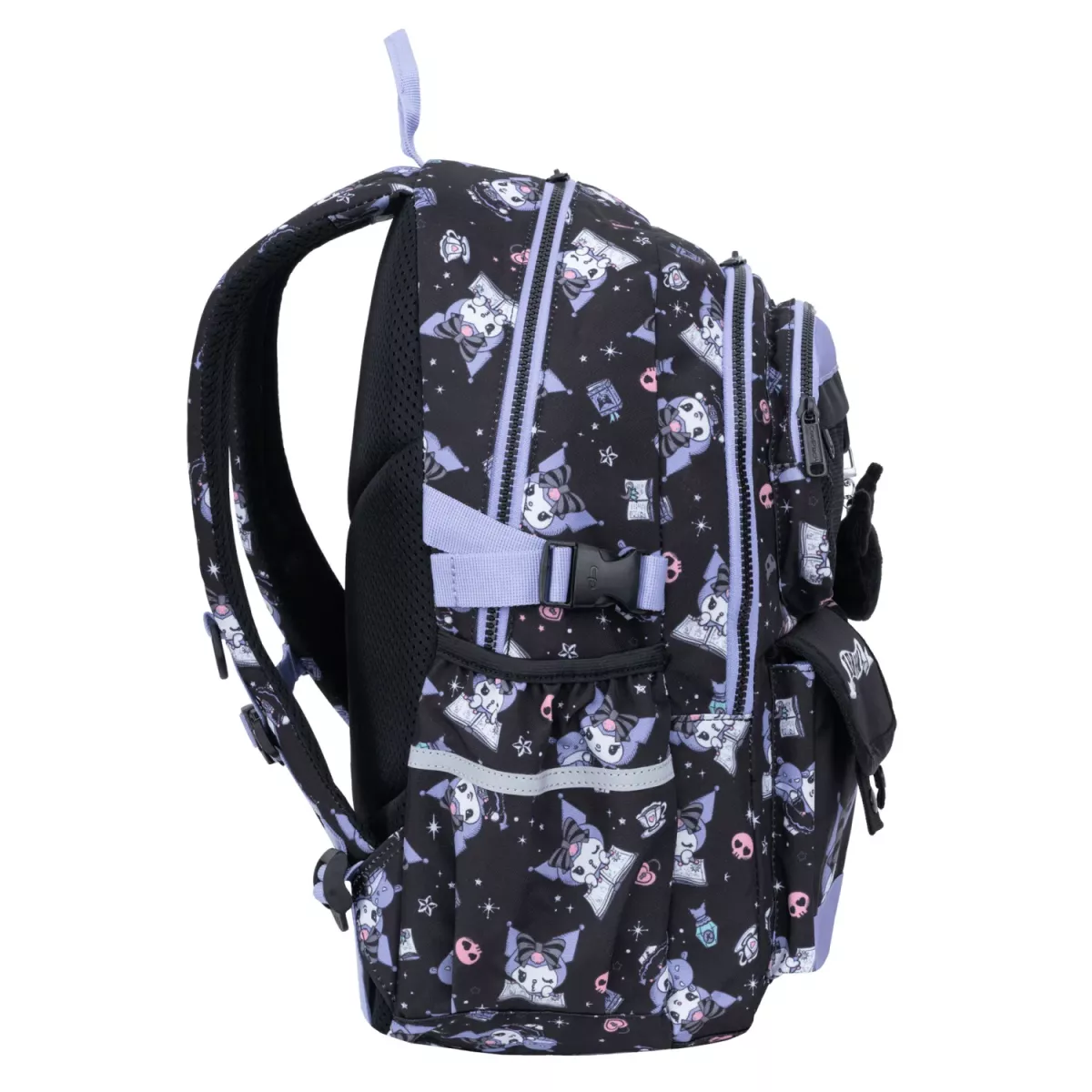 Coolpack SULLY Rucksack 17 Zoll Kuromi – 2 Hauptfächer, 3 Fronttaschen & Schlüsselanhänger