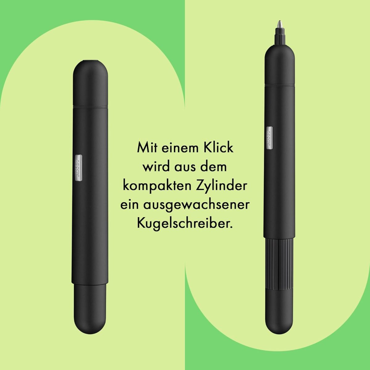 Lamy pico Kugelschreiber - black - Innovativer Kugelschreiber aus Metall, Strichbreite M, inkl. Mine