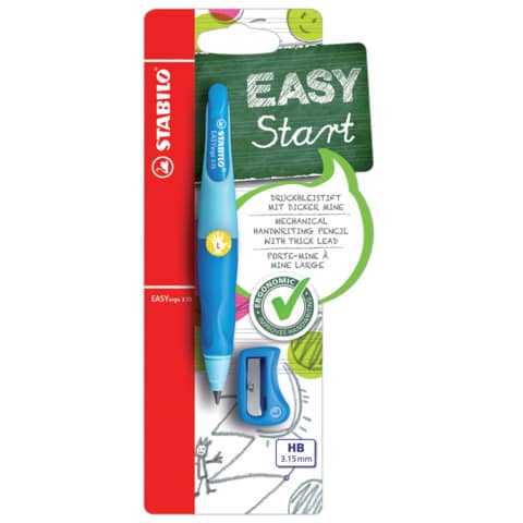 STABILO Druckbleistift EASYergo 3.15, Linkshänder, Farbe: Blau