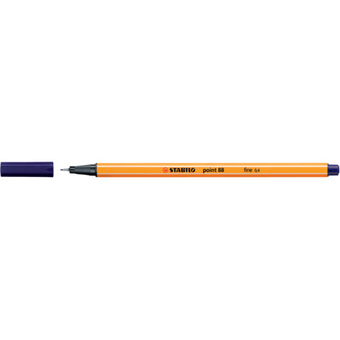 STABILO Fineliner point 88, 88/22, 0,4 mm, Farbe: Nachtblau