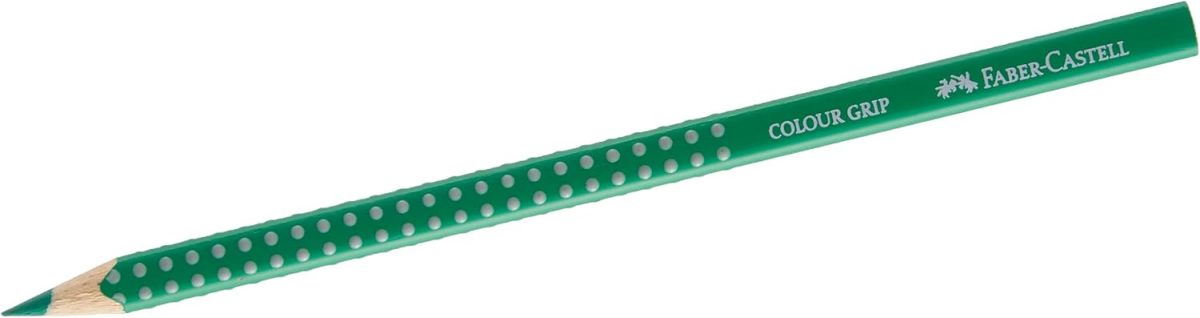 Faber-Castell Buntstifte Colour-Grip, Farbe: grün / smaragdgrün