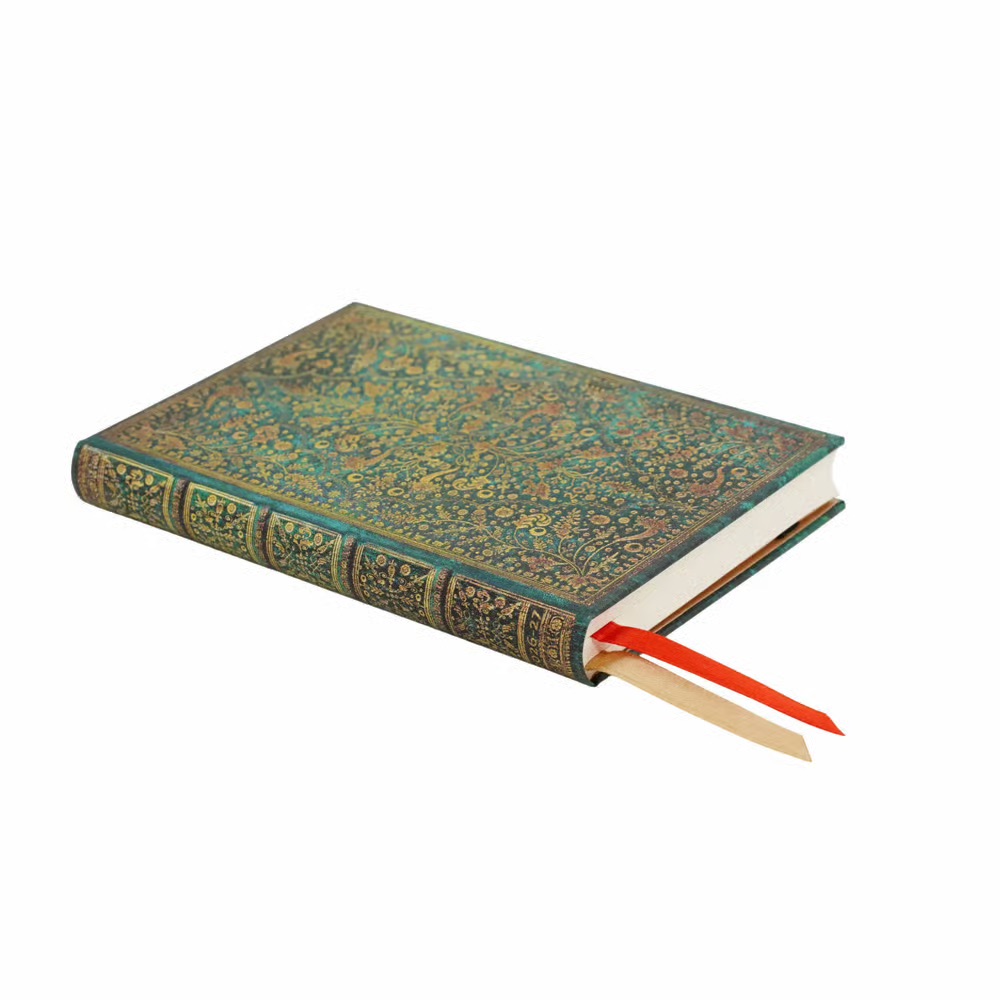 Paperblanks 2027 Smaragdblume Hardcover Mini Horizontal 18-Monatskalender