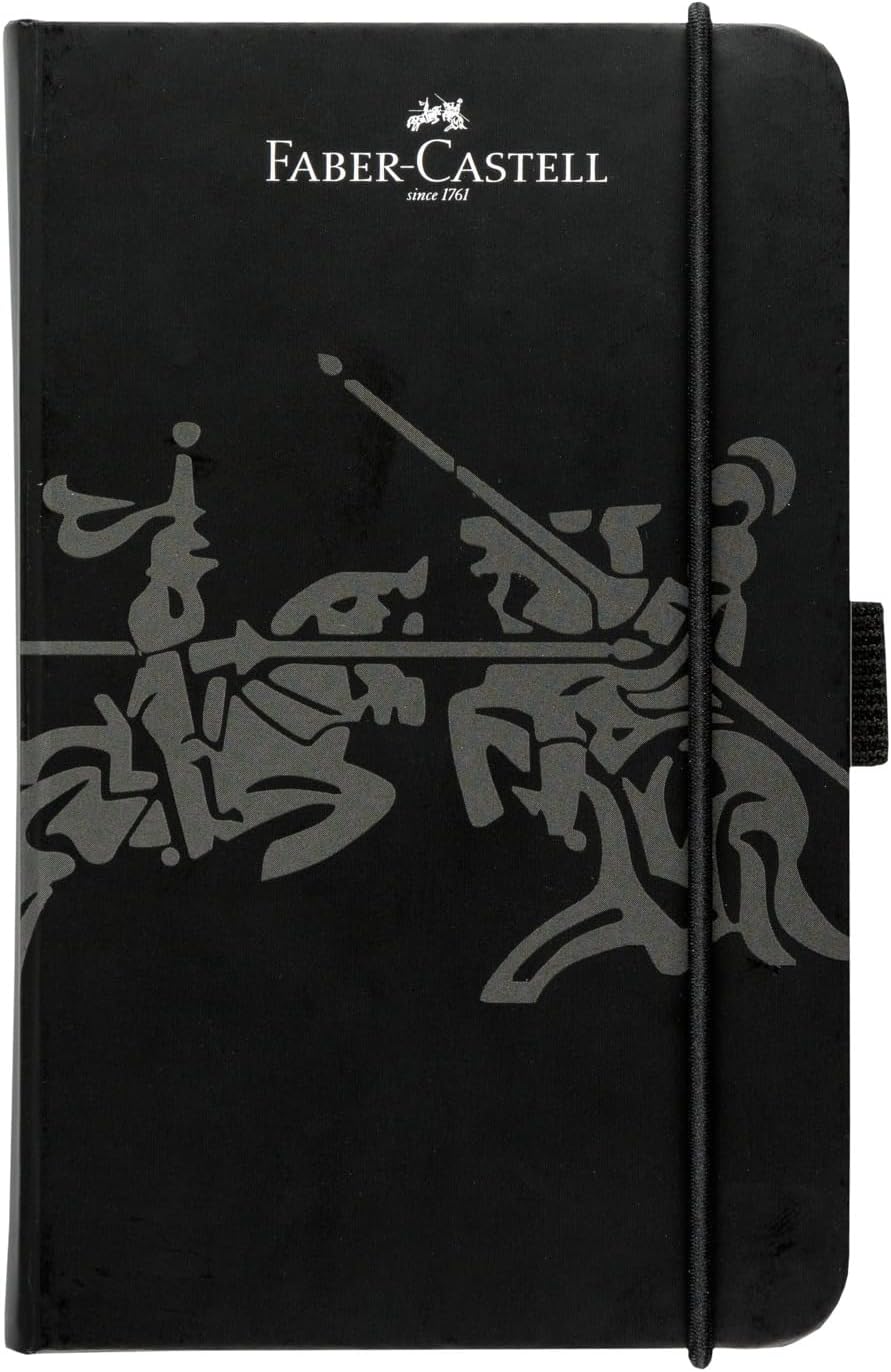 Faber-Castell - Notizbuch DIN A6 schwarz, kariert, 100 g/m², 194 Seiten FSC-Mix Papier, 90 x 140 mm
