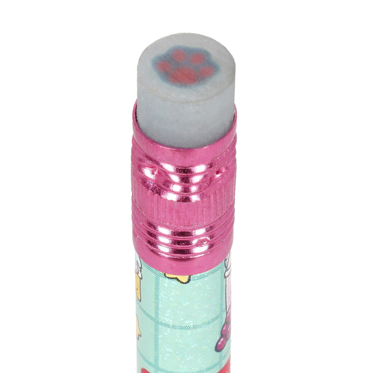 Legami Bleistift aus Recyclingpapier - Kitty - Härte: HB/2, mit Radiergummi