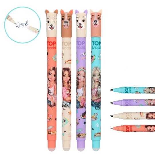 TOPModel Radierbarer Gelstift SUNNY DOG, sortiert
