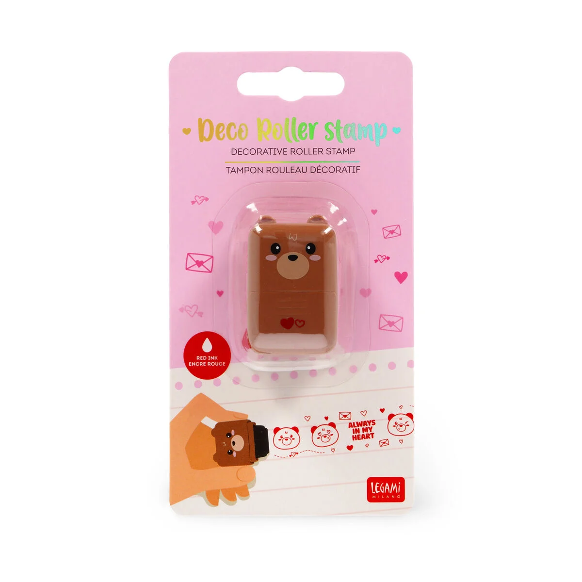 Legami - Deko Rollstempel - Teddy