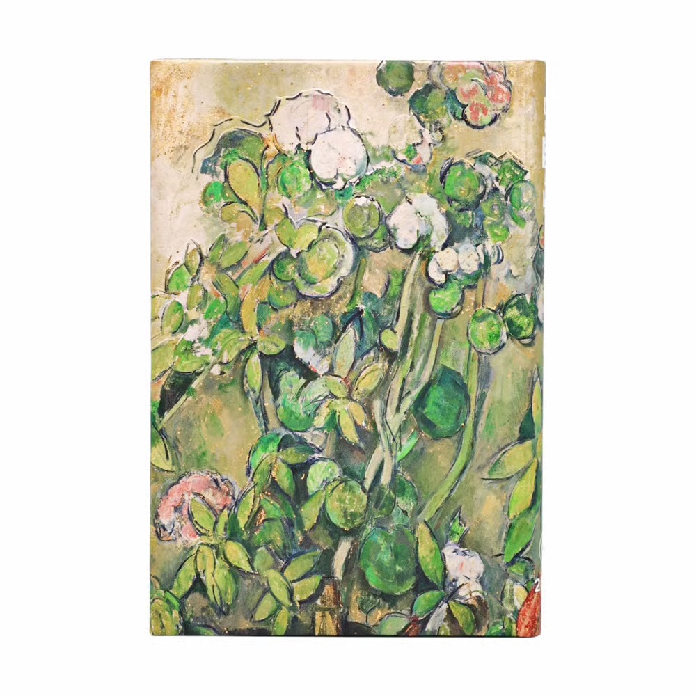 Paperblanks 2027 Cezannes Terrakotta-Töpfe und Blumen Hardcover Mini Verso 12-Monatskalender