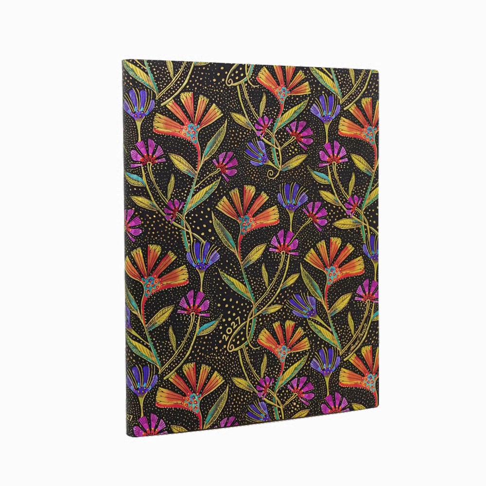 Paperblanks 2027 Wildblumen Softcover Ultra Vertikal 12-Monatskalender