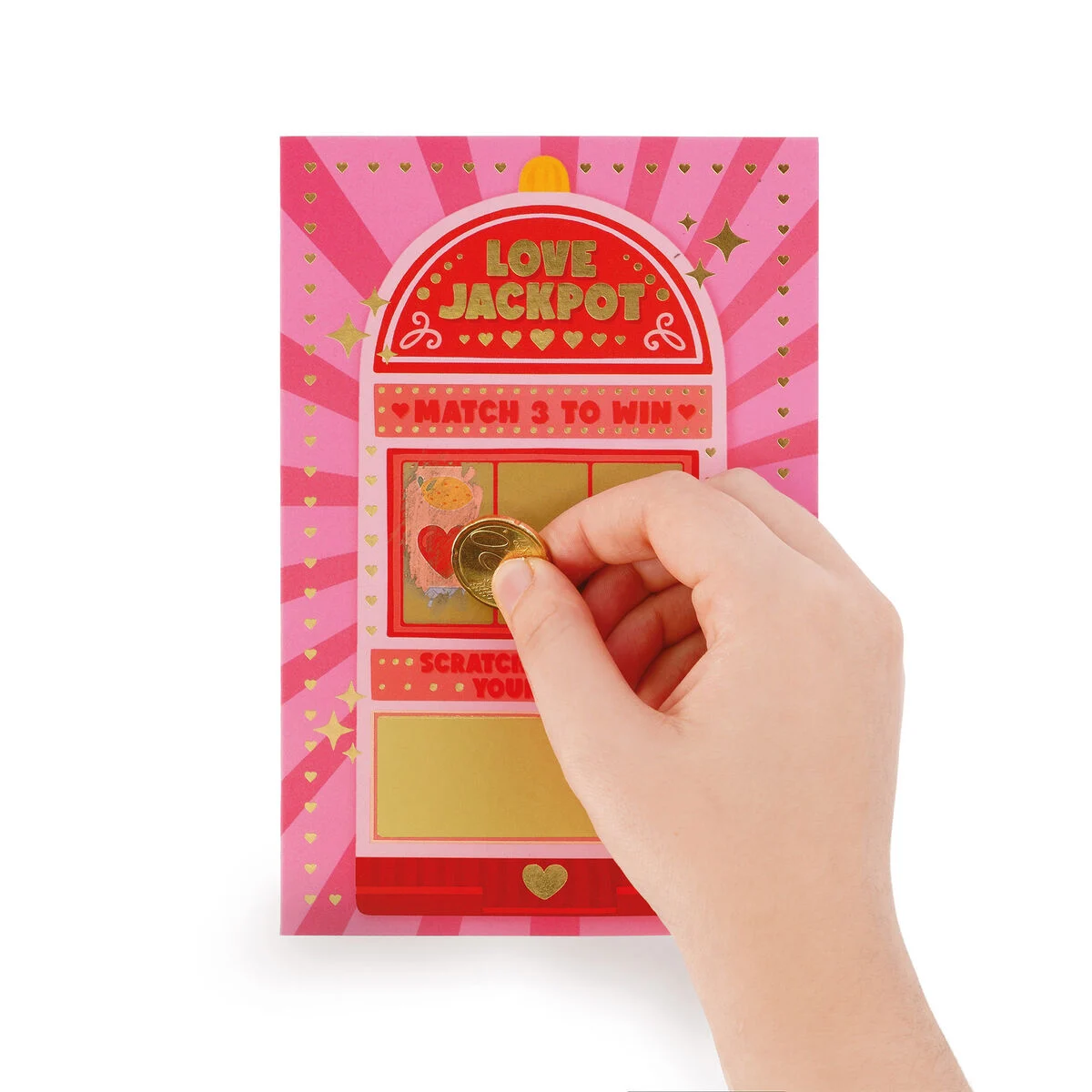 Legami - Scratch off card - Love Jackpot