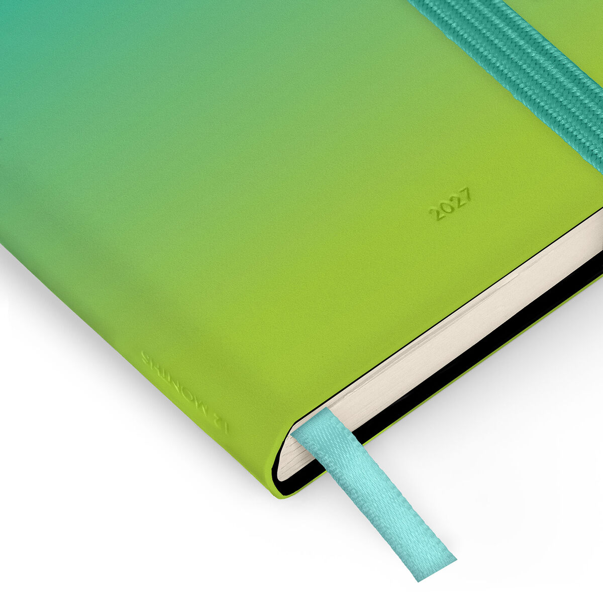 Legami 12-Monat Mini 2-Tagesbuch 2027 - Schades of Green