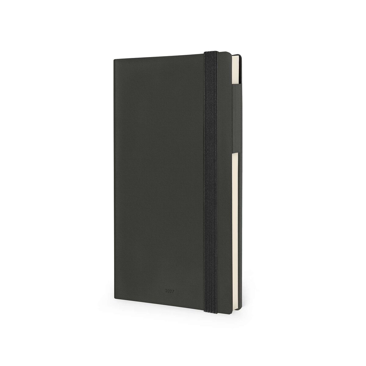 Legami Medium Weekly Diary mit Notizbuch „Black Suit“ – 2028
