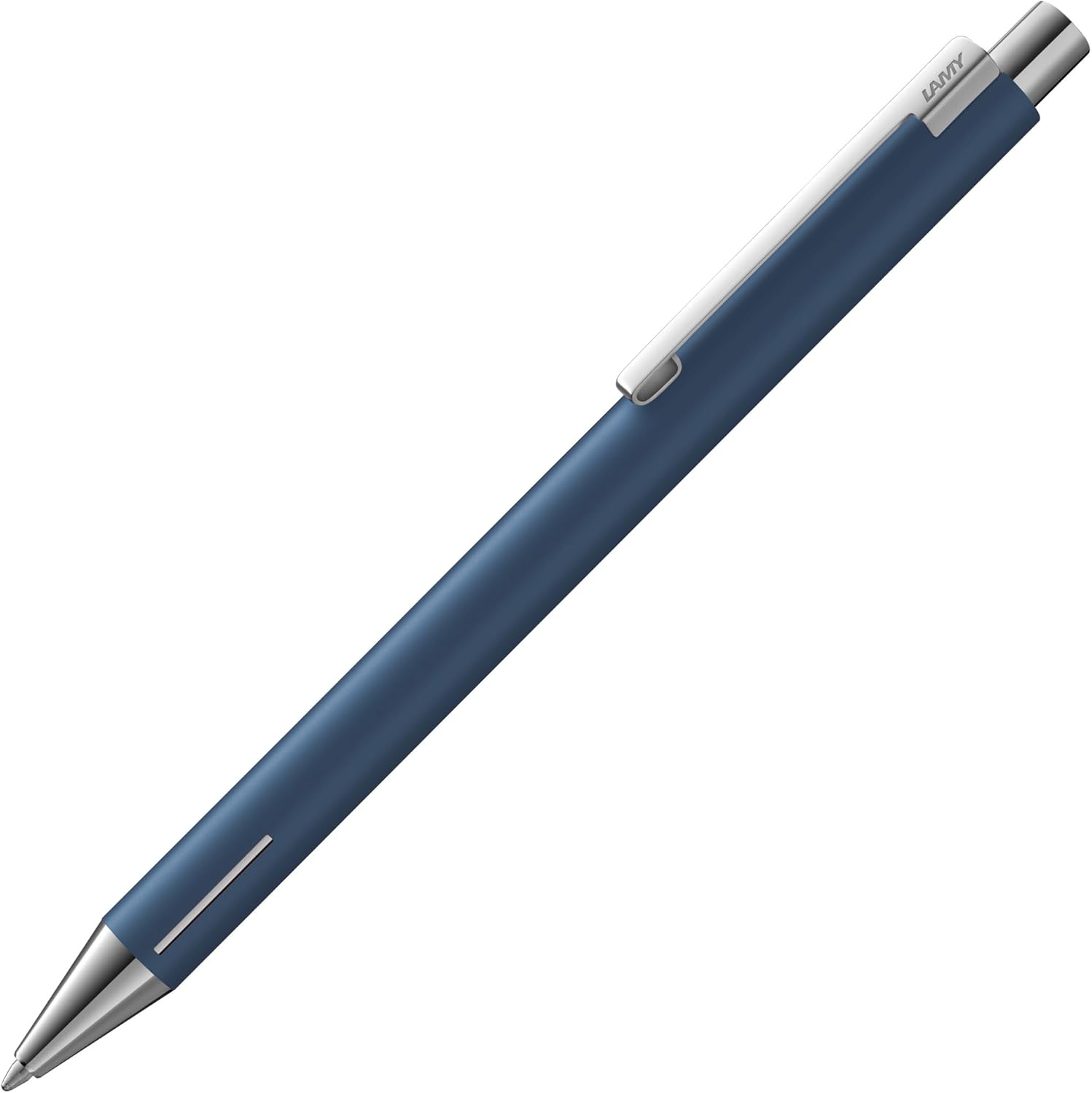 Lamy econ Kugelschreiber 240, Farbe: indigo matt, Edelstahlgehäuse inkl. Mine