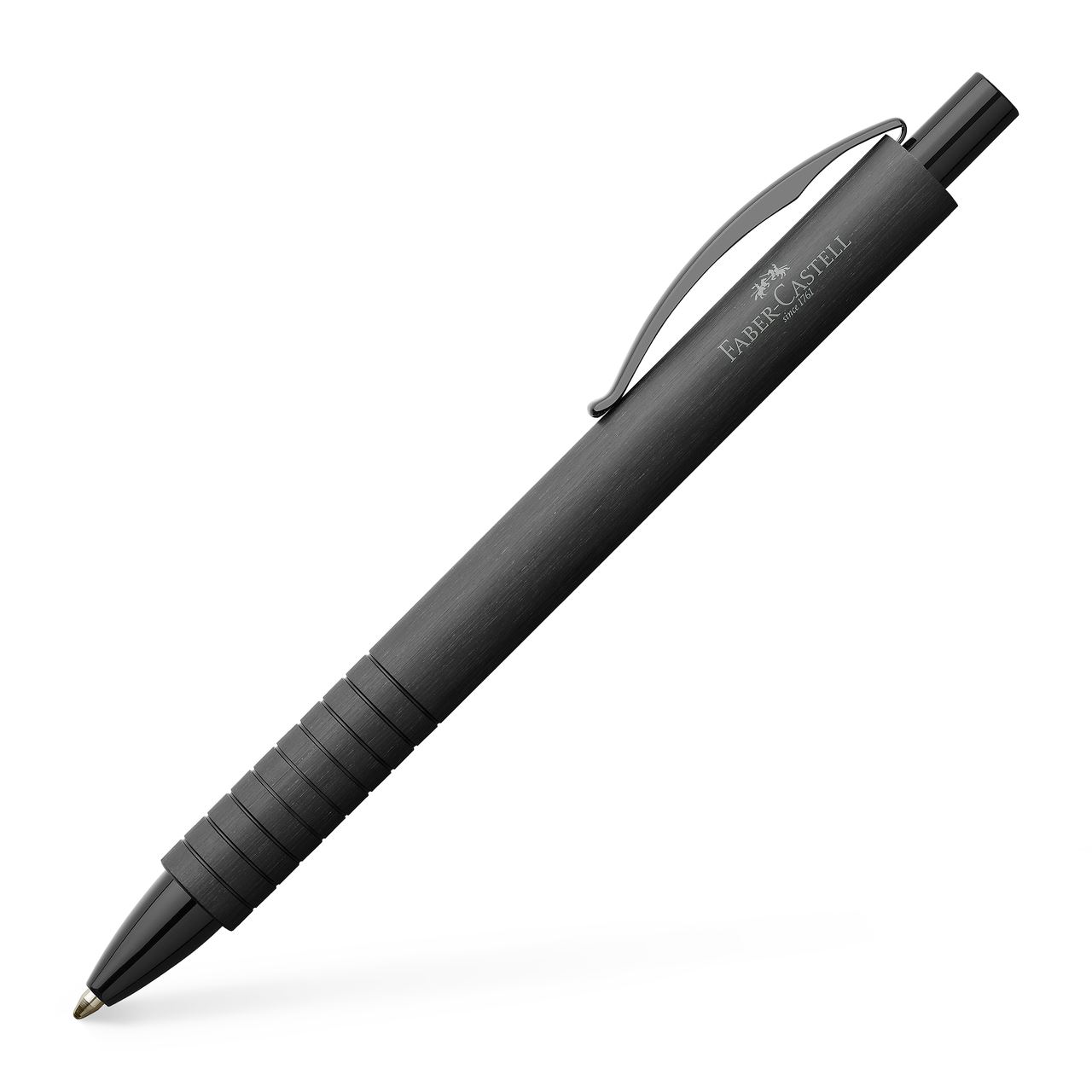 Faber-Castell Kugelschreiber - Essentio Aluminium - schwarz
