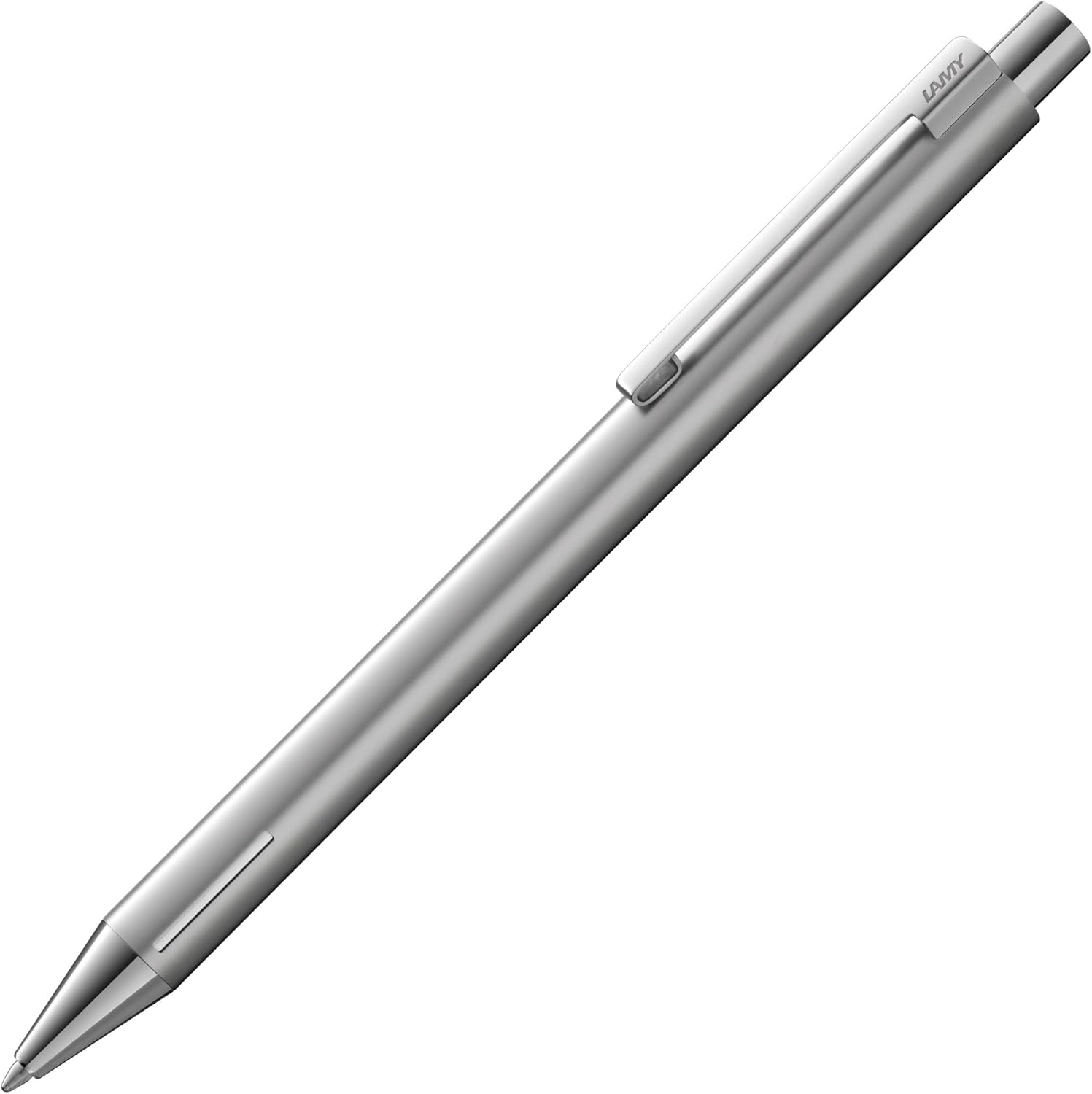 Lamy econ Kugelschreiber 240, Farbe: silber, Edelstahlgehäuse inkl. Mine