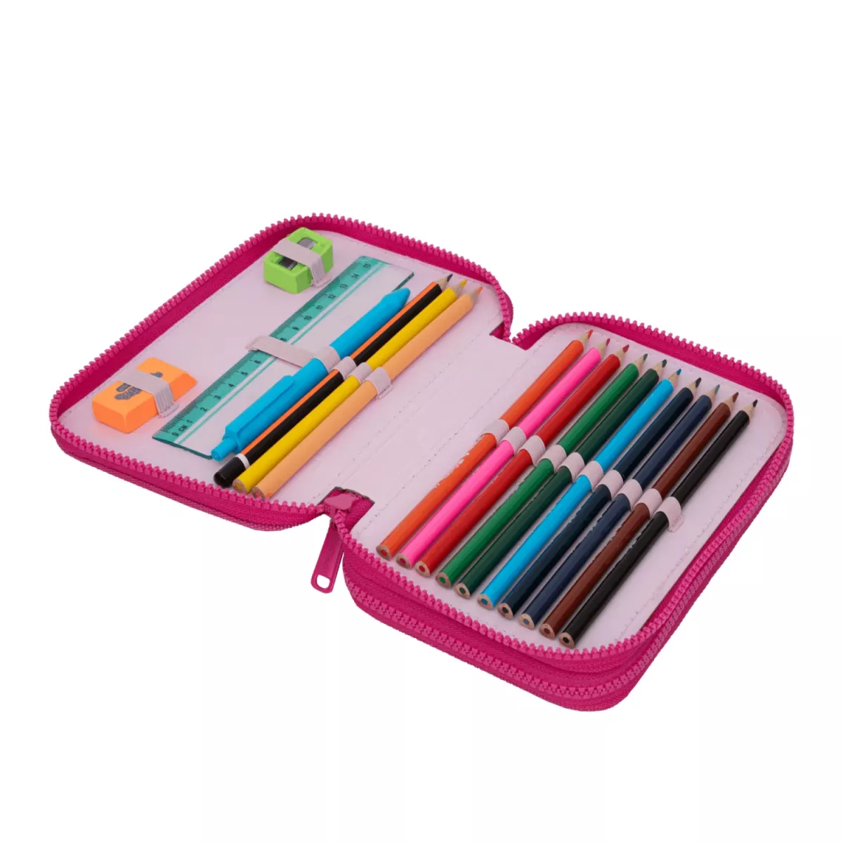Coolpack JUMPER 2 gefülltes Etui Hello Kitty Sweet Leopard – 2 Fächer, 35-teilig
