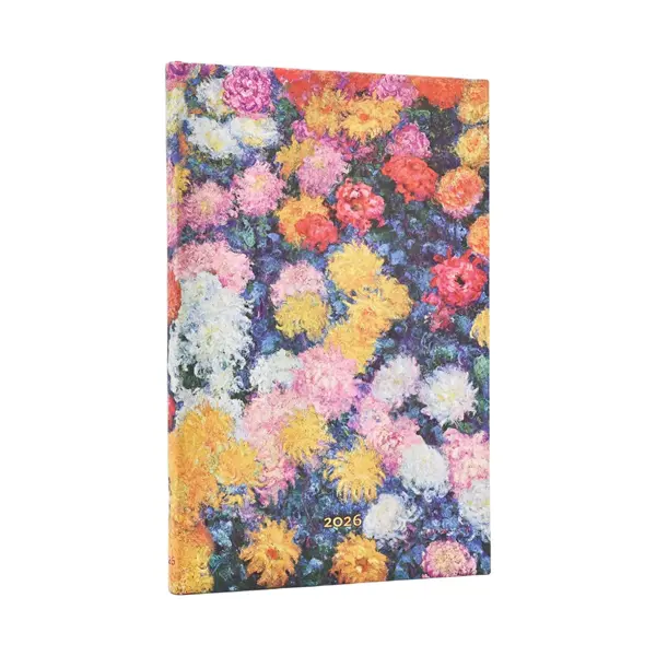 paperblanks Kalender 2026 - Monets Chrysanthenem - Maxi - Verso