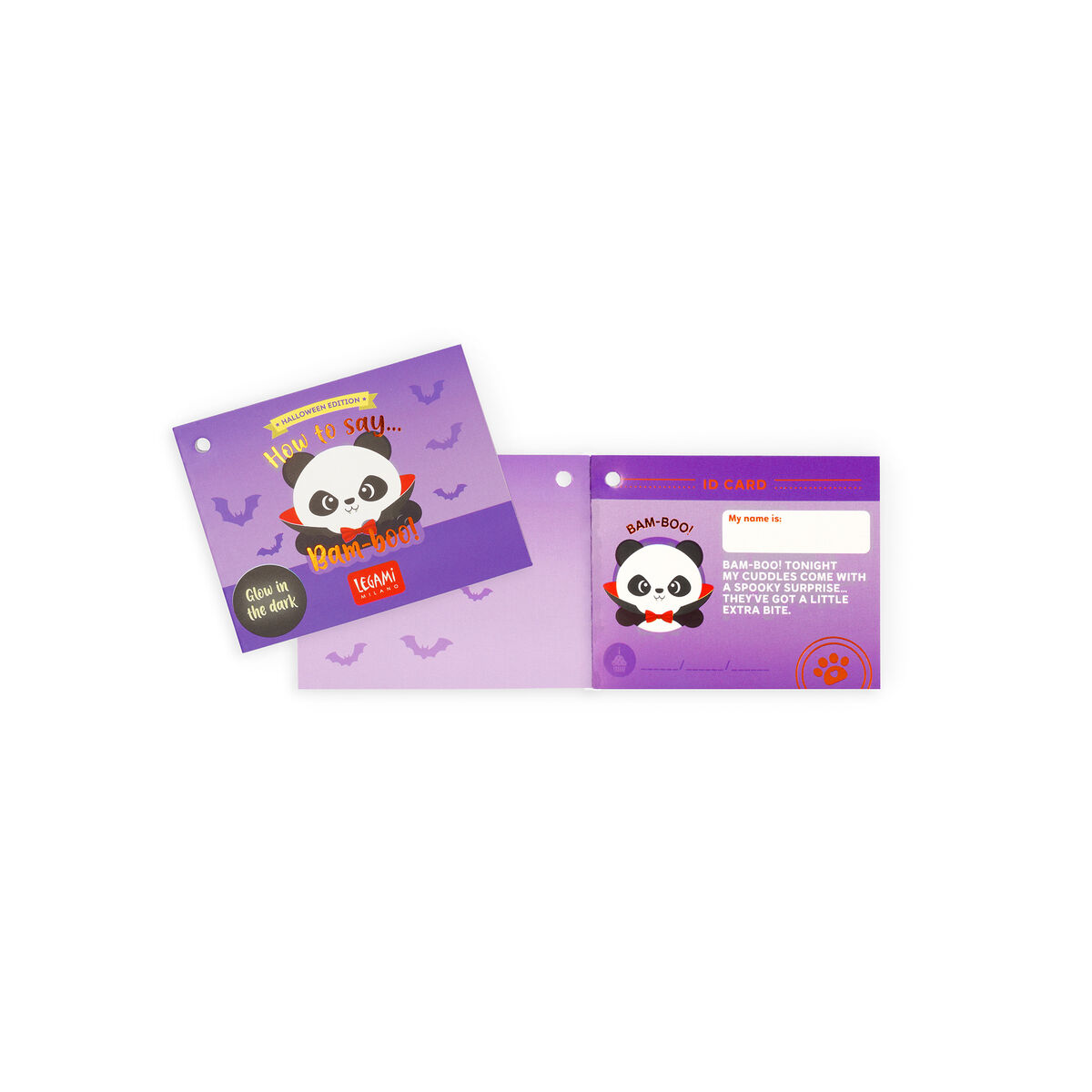Legami Plüschtier Panda - Bam-Boo Halloween - Mini Super Soft!