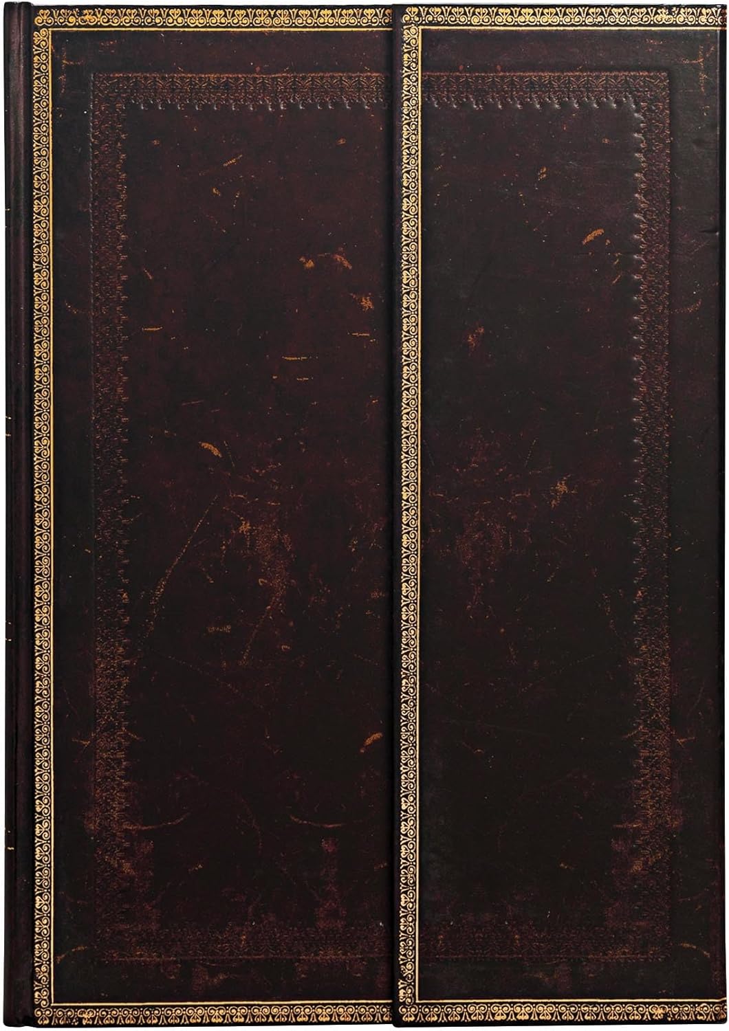 paperblanks Notizbuch - Schwarzes Marokkoleder - Grande - Unliniert