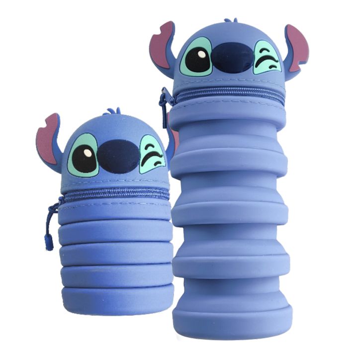 Disney Stitch - Silikon Federmäppchen, ausziehbar