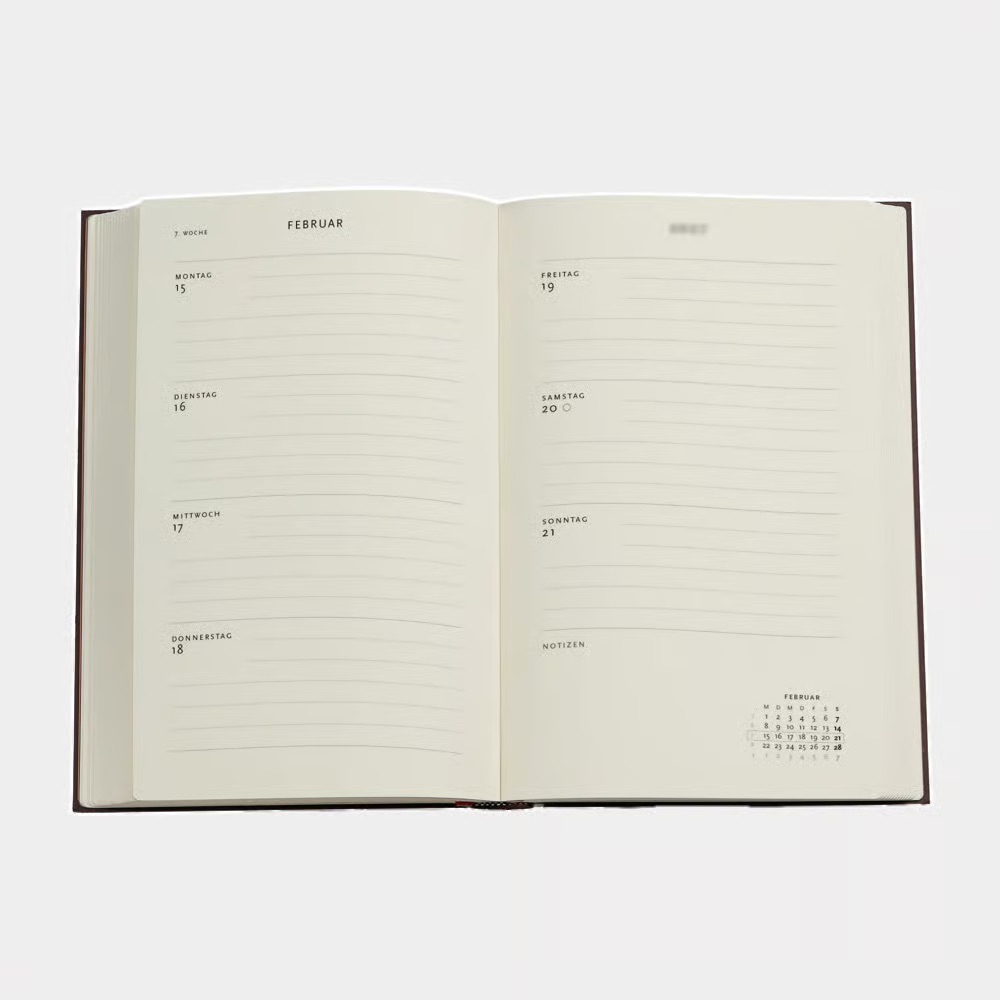 Paperblanks 2027 Black Edition Hardcover Maxi Horizontal 12-Monatskalender