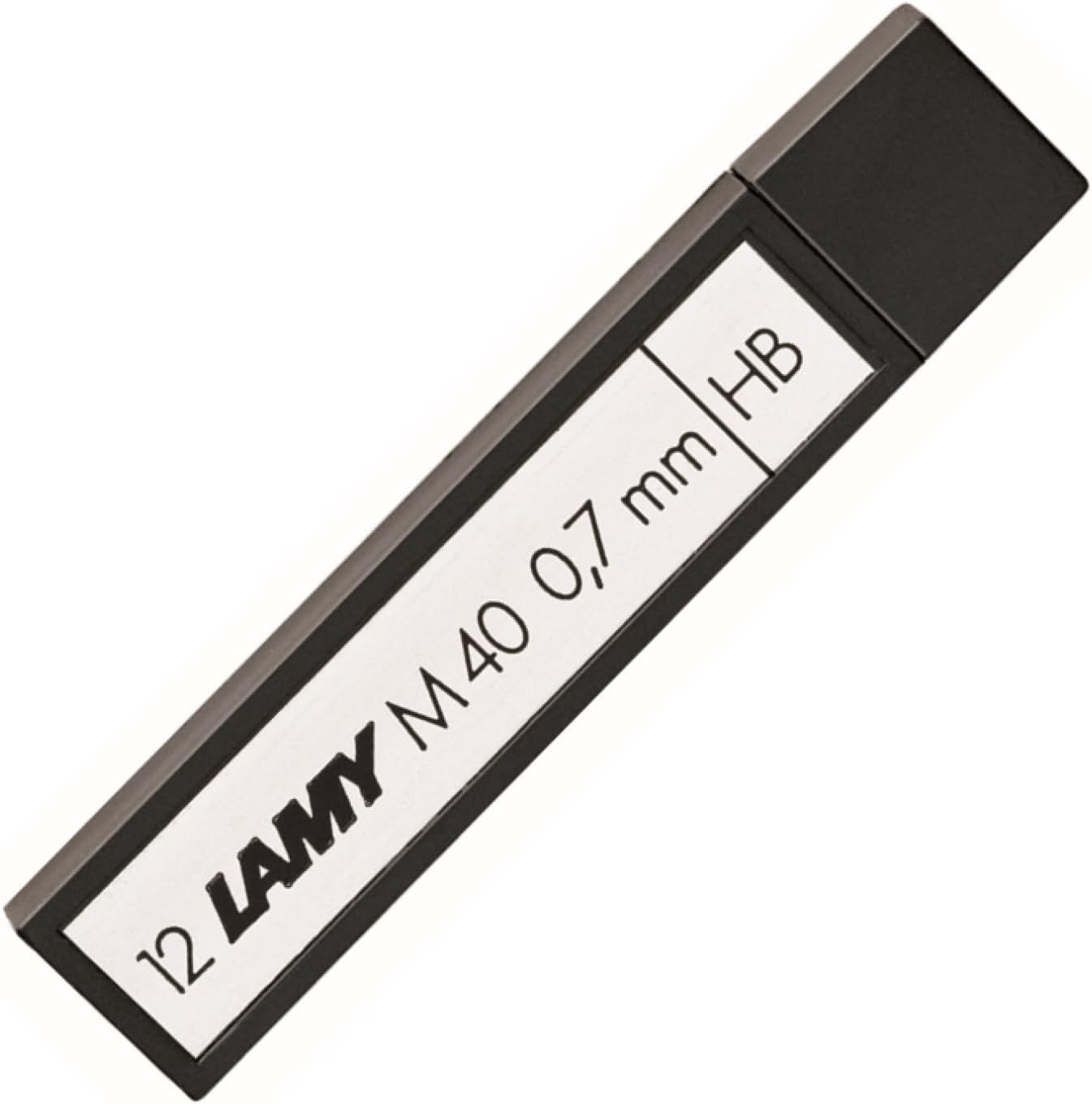 Lamy M 40 Mine für Druckbleistift - Strichbreite: 0,7 mm, Bleistiftmine HB, 12 Minen