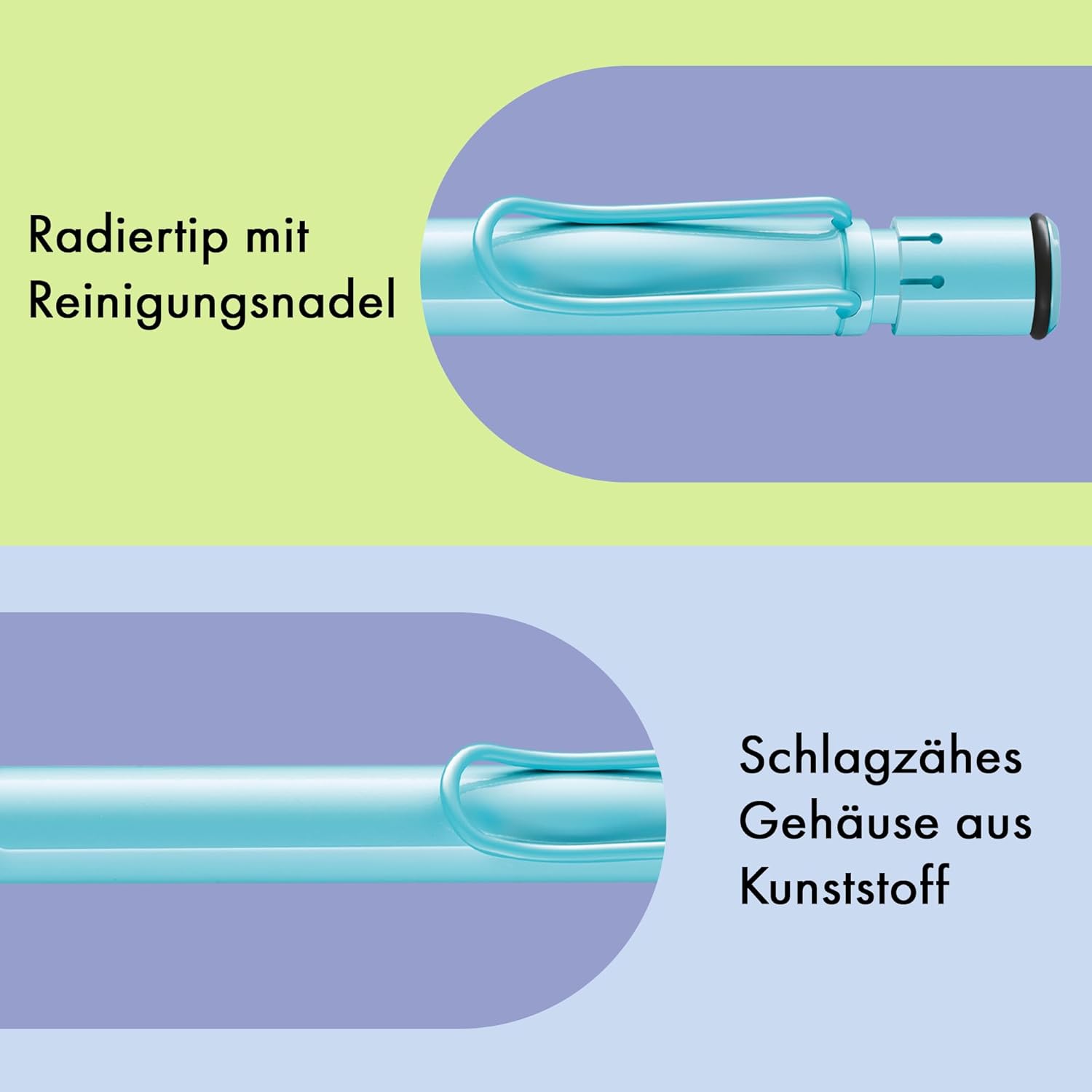 Lamy safari Druckbleistift 0,5 mm & Radiertip