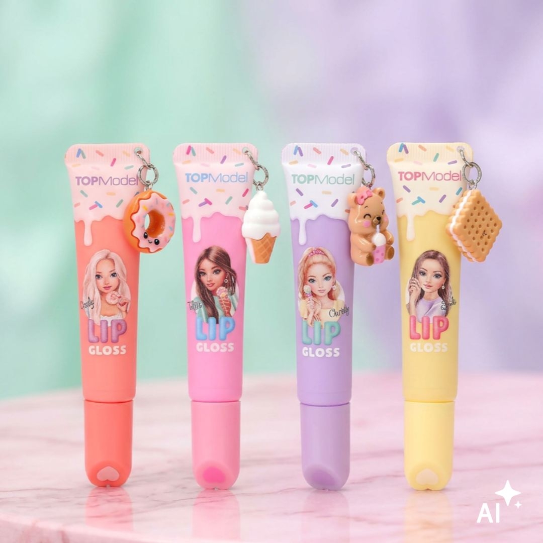 TOPModel Lipgloss mit Anhänger CANDY GLAM, sortierte Lieferung