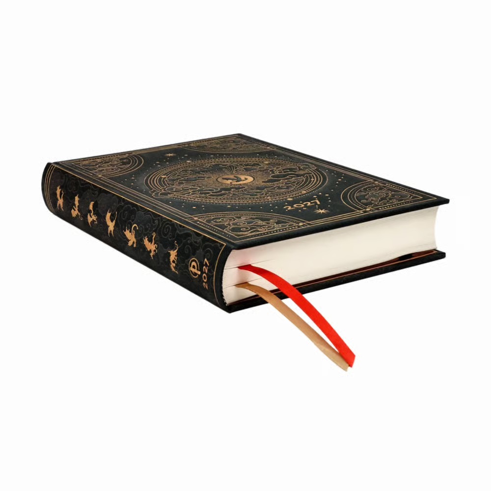 Paperblanks 2027 Schatten von Navarre Hardcover Midi Tagesüberblick 12-Monatskalender