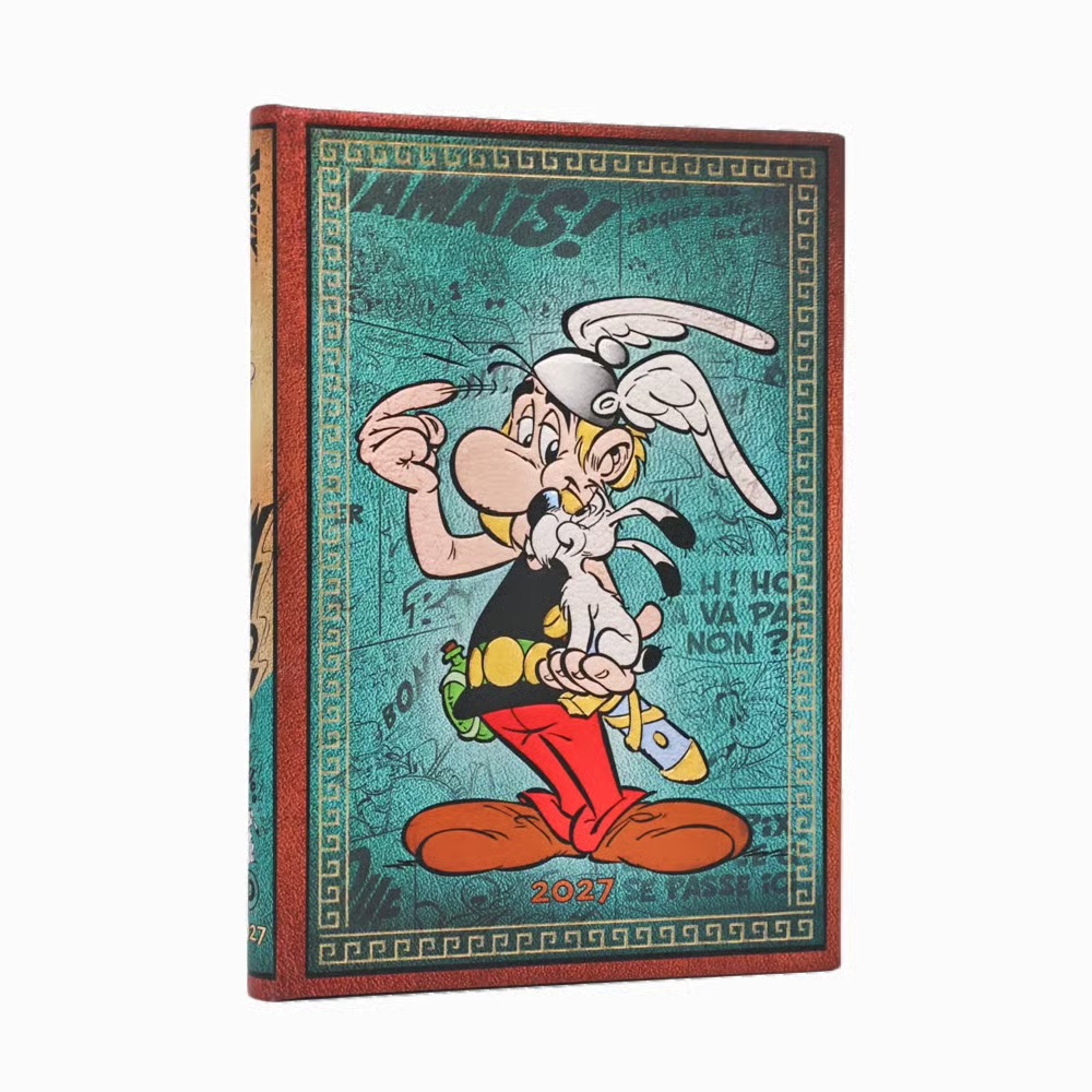 Paperblanks 2027 Asterix der Gallier Hardcover Midi Vertikal 12-Monatskalender