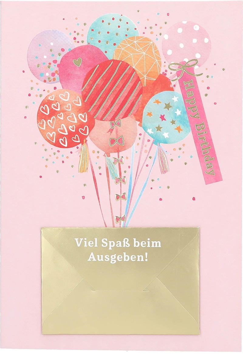 C'est la Vie Klappkarten - Happy Birthday Viel Spaß beim Ausgeben! 004 C'est la Vie Klappkarten - Happy Birthday Viel Spaß beim Ausgeben! 004