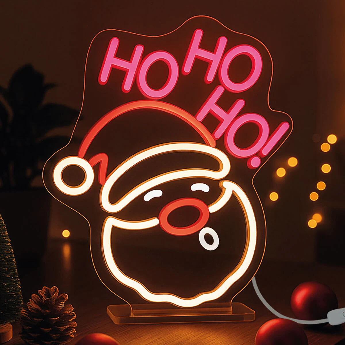 Legami LED Lampe mit Neoneffekt - It´s a Sign - Santa Claus